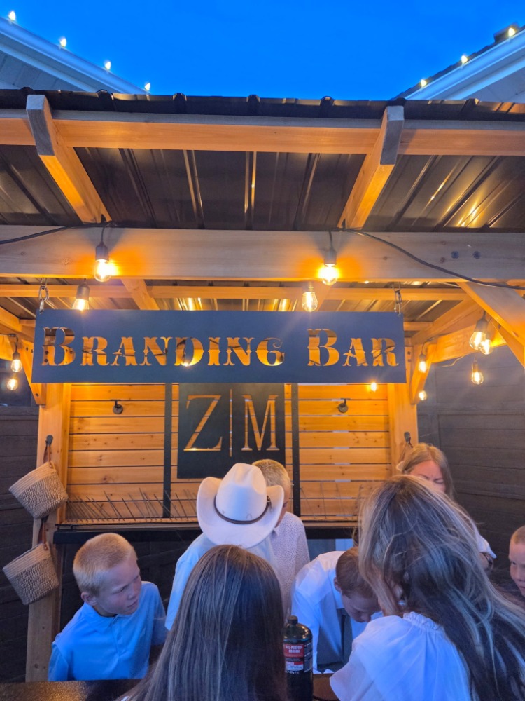 Custom laser engraved metal sign - Logan Utah Cache Valley engraving